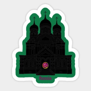 Russia Savior on Blood Sticker